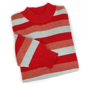 Girls Multicolor Striped Sweater